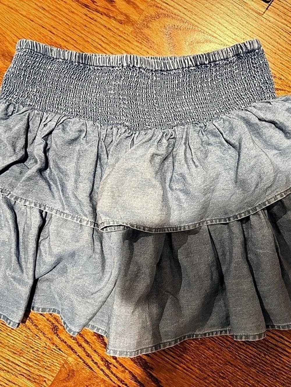 Sunshine Daydream Ruffle Skirt in Blue Size M NWT